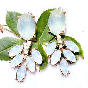 Vintage Australia Crystal Chandler Earrings